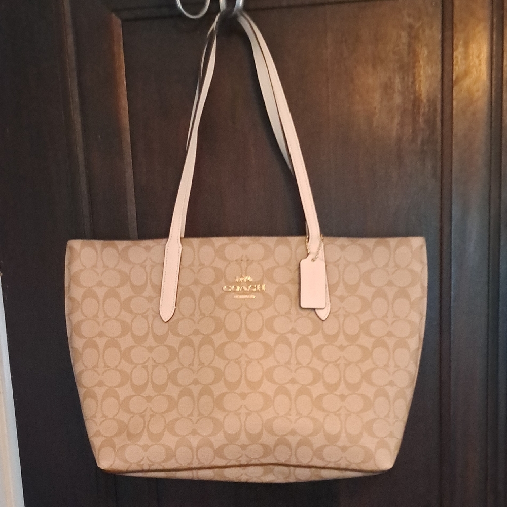 Coach Tan Classic Tote Bag